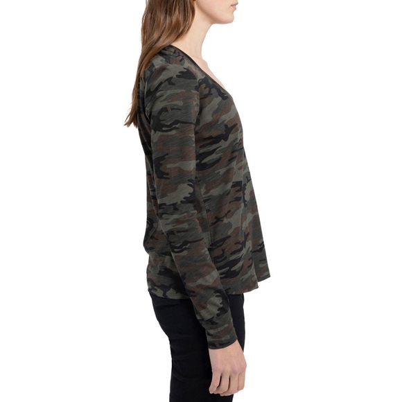 Social Standard by Sanctuary Dylan Scoop Tee, M, Camo, NWT - Picture 2 of 13